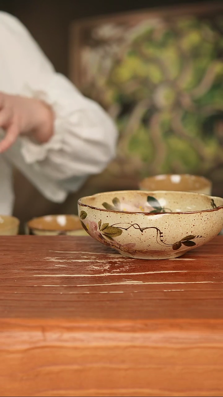 景德镇高温釉下彩18-135口径13