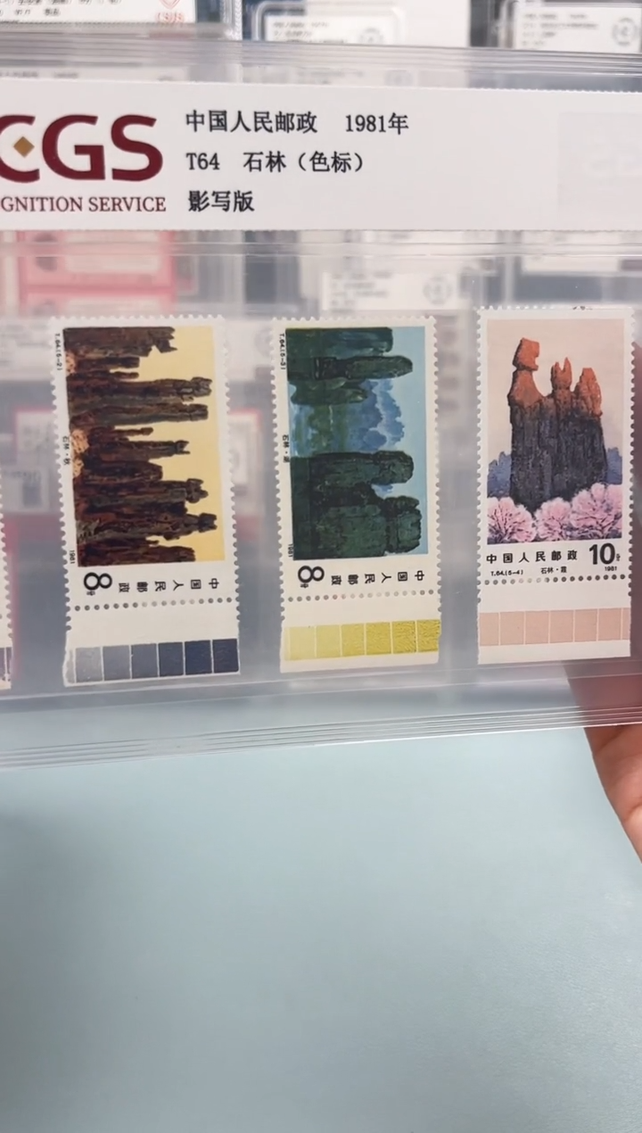 邮**流t67石林满色标一套