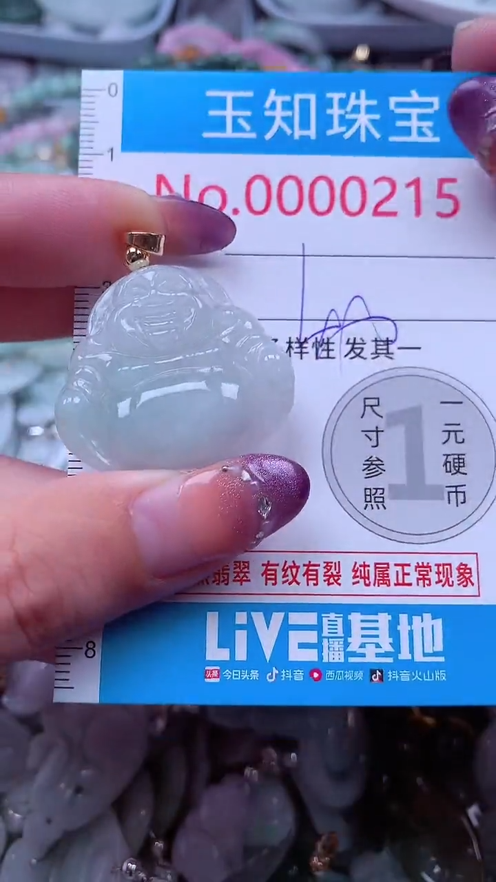 翡翠未镶嵌吊坠(不含链)215