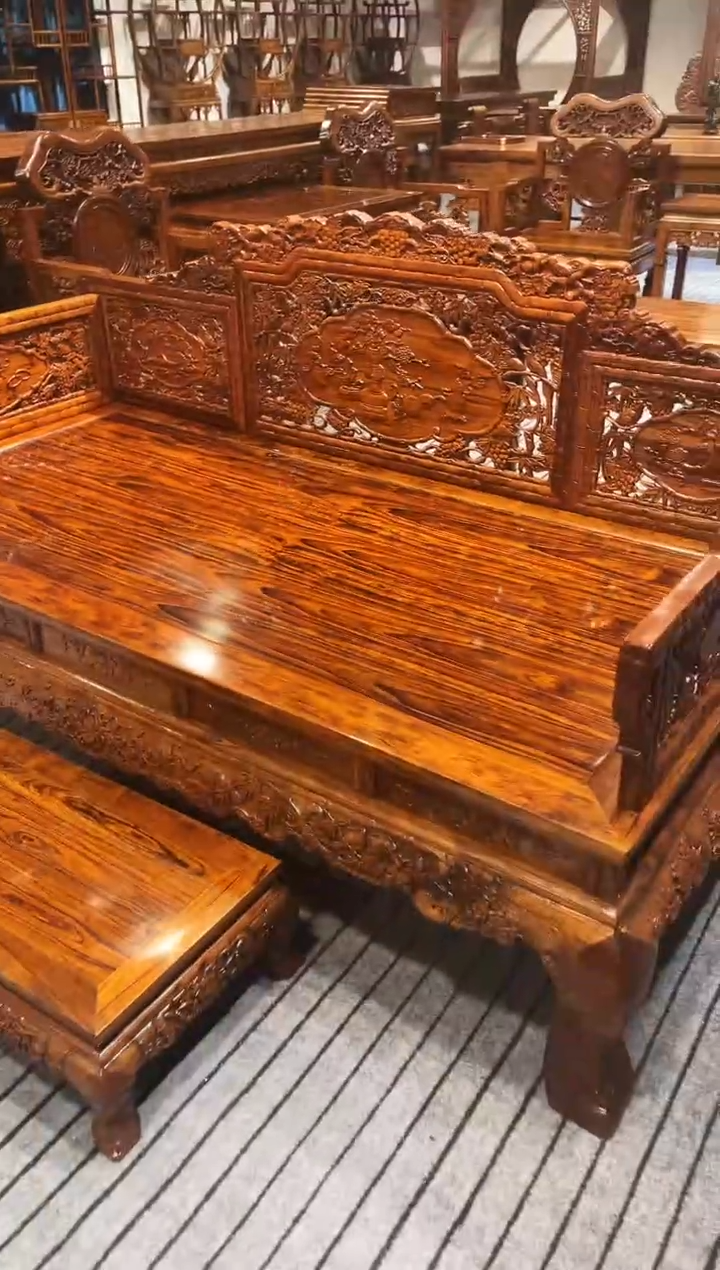 木罗汉床 家具改价链接 