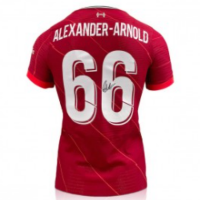 阿诺德亲签利物浦AU装裱xjwjr【铭人堂亲签足球直播专属链接】