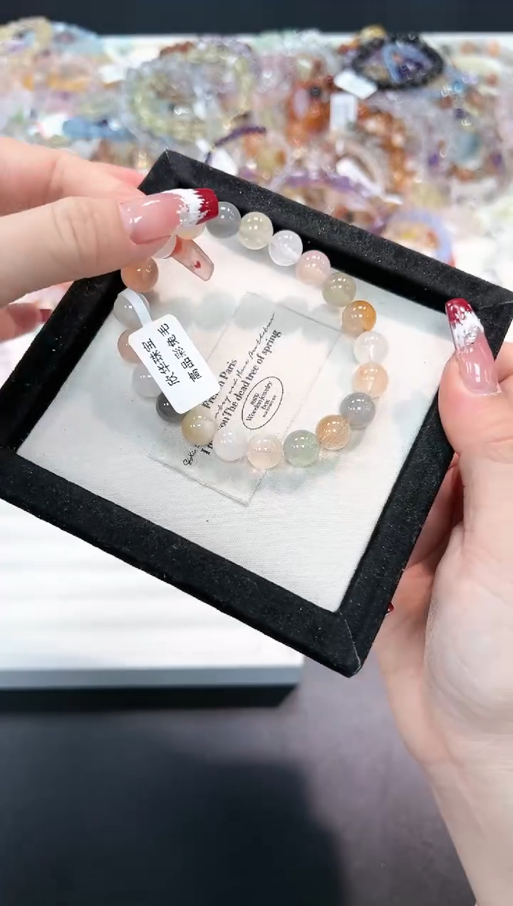 【闪购商品】水晶手串未镶嵌36a多样性发其一/1条默认微瑕