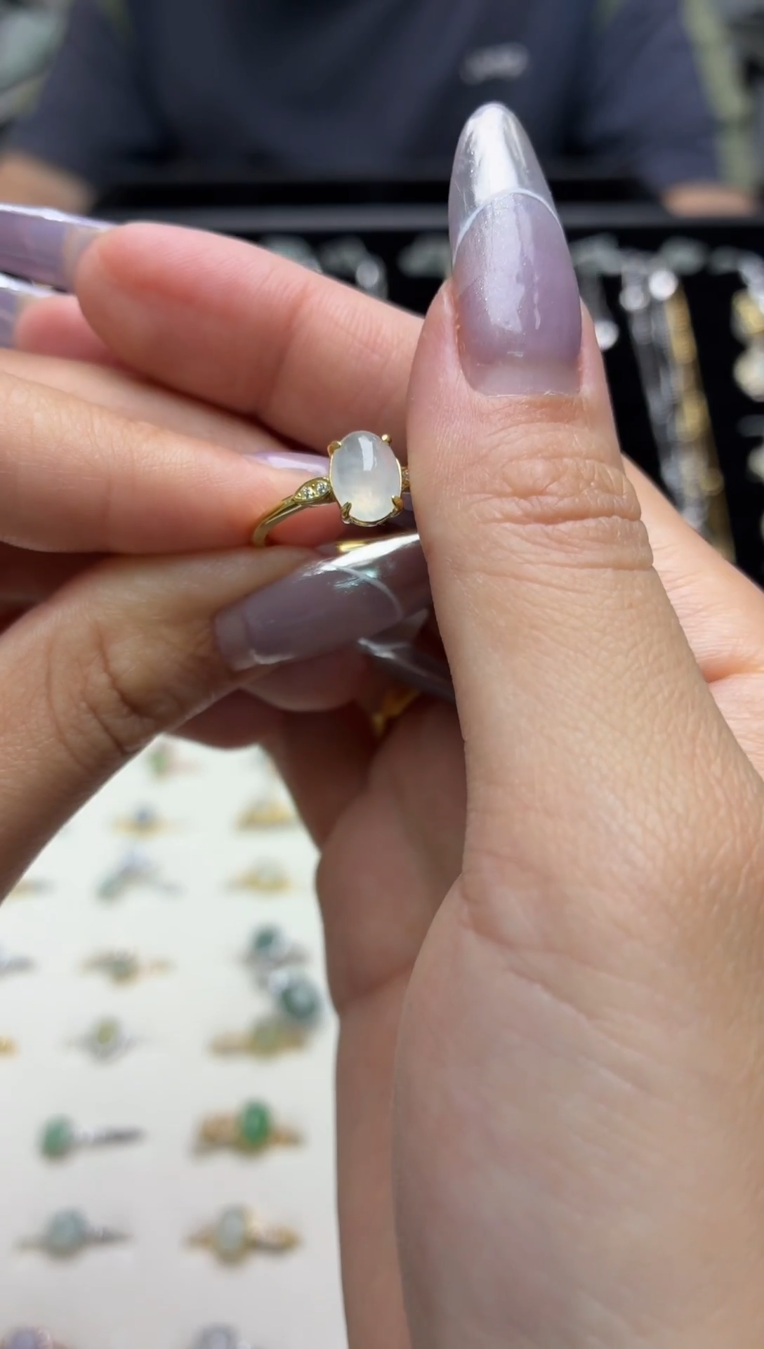 颈饰银S925镶嵌翡翠1