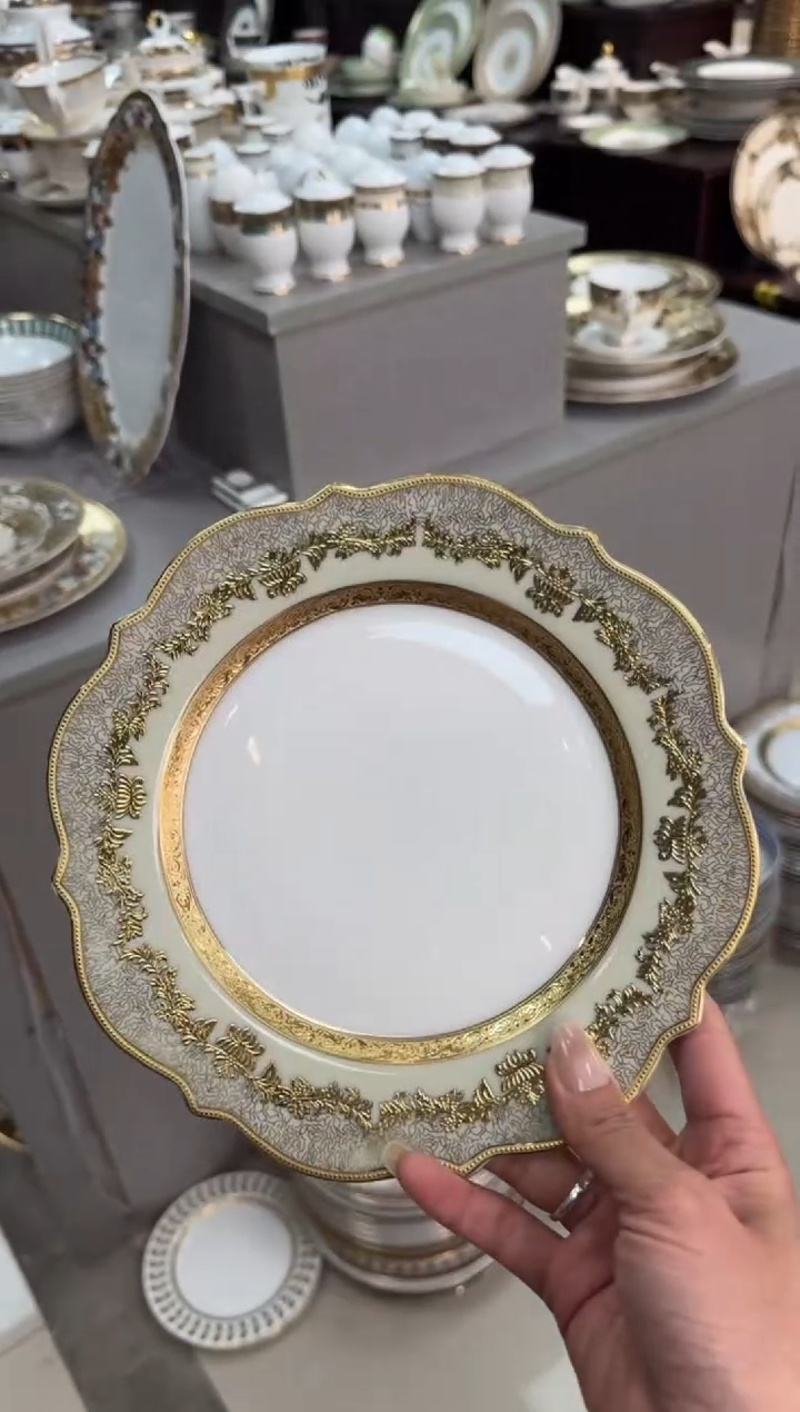 【闪购商品】瓷片8英寸平盘福利款 8个