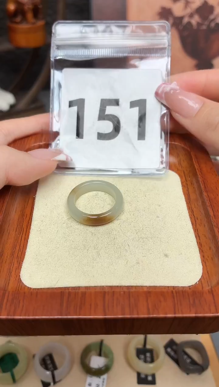 未镶嵌戒圈和田玉18#