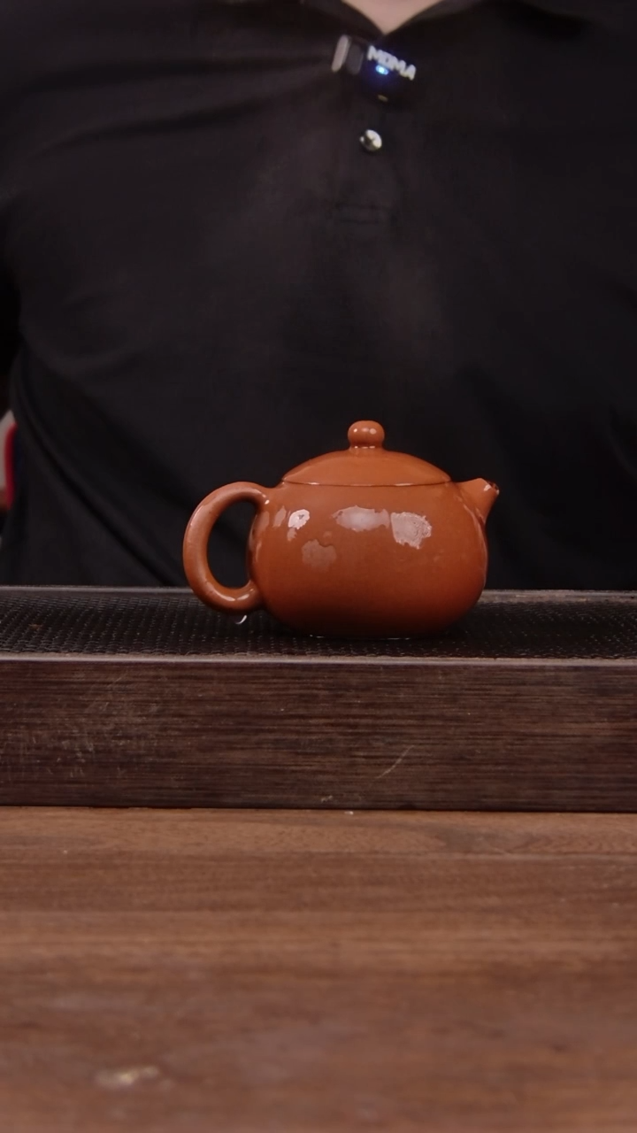 茶壶紫砂红清水西施210cc（01425）