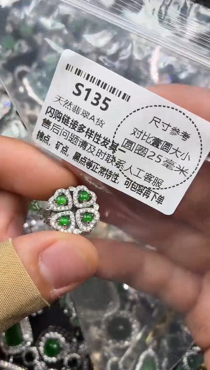 颈饰未镶嵌翡翠S135项链