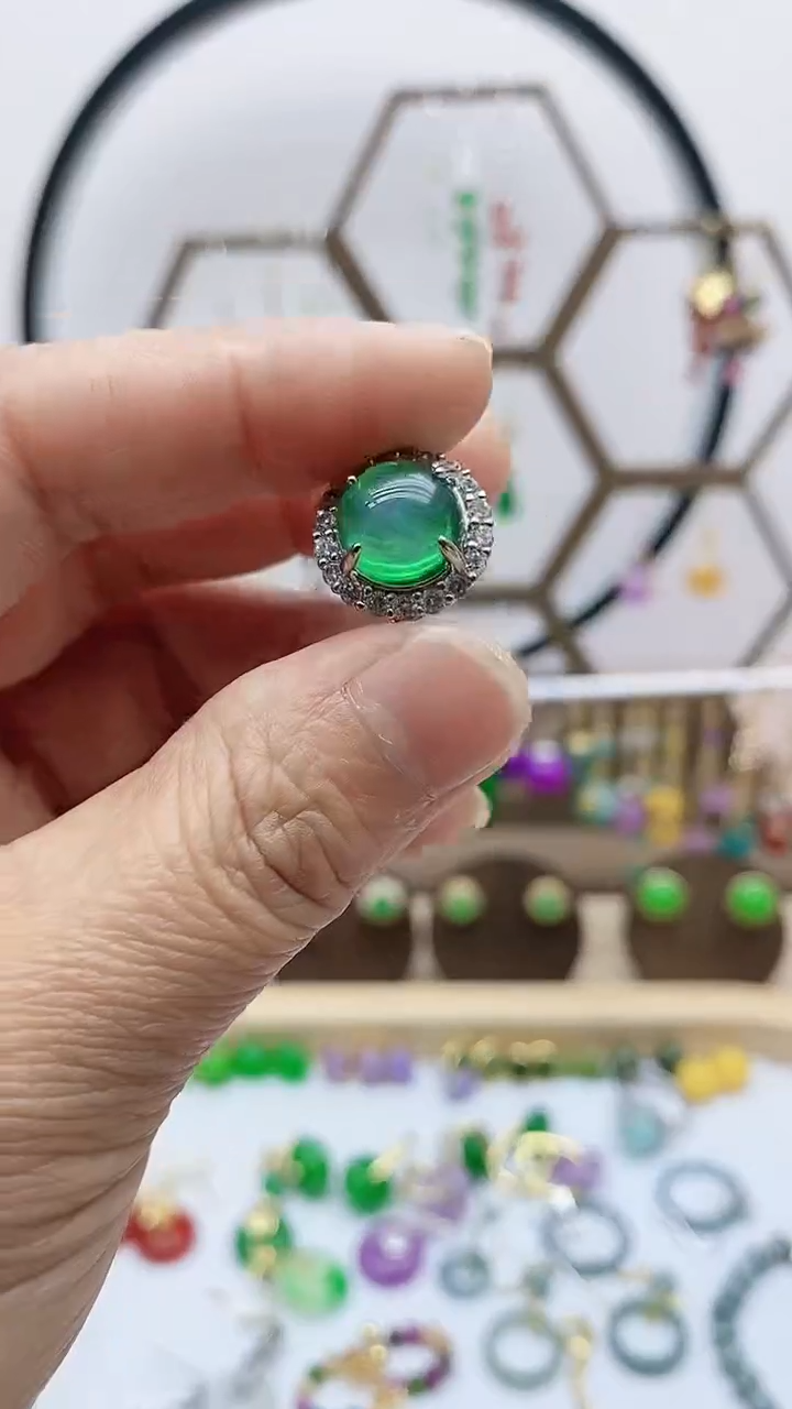 未镶嵌戒指变石猫眼88888