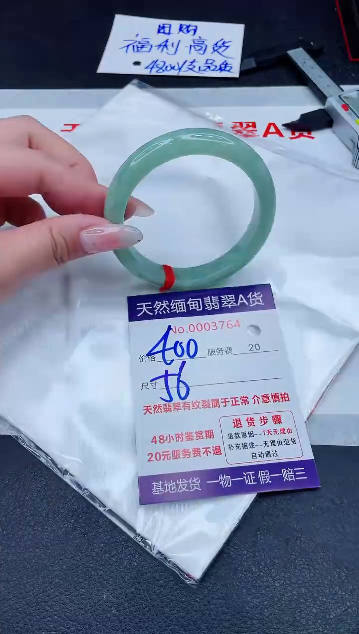 未镶嵌手镯翡翠400.00