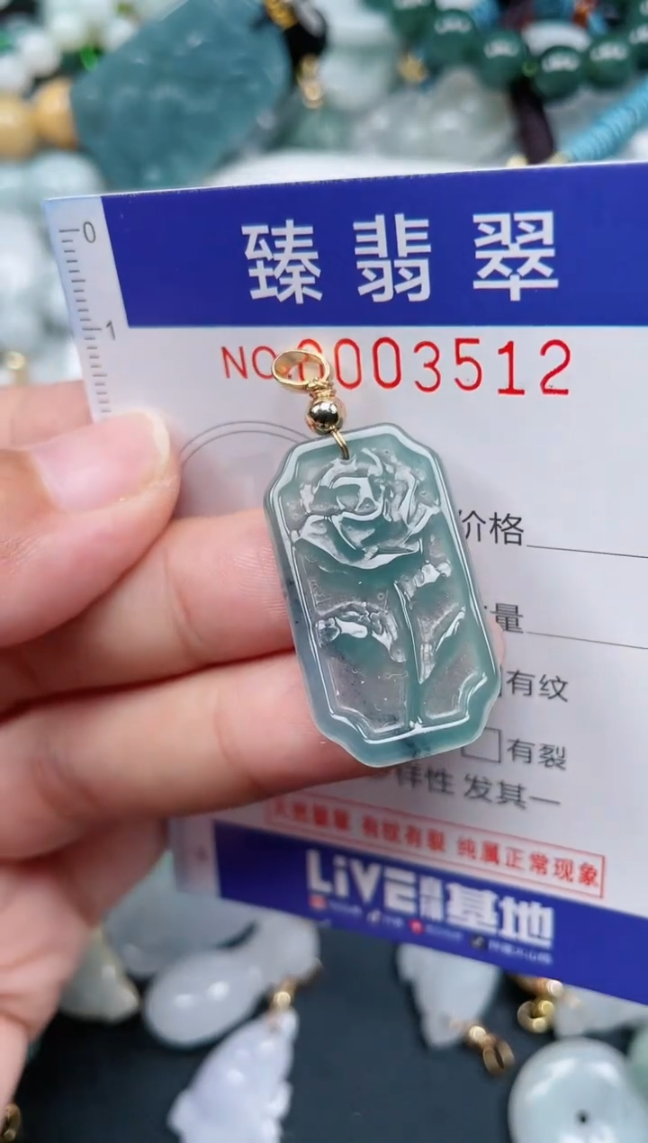 翡翠未镶嵌颈饰.0003512