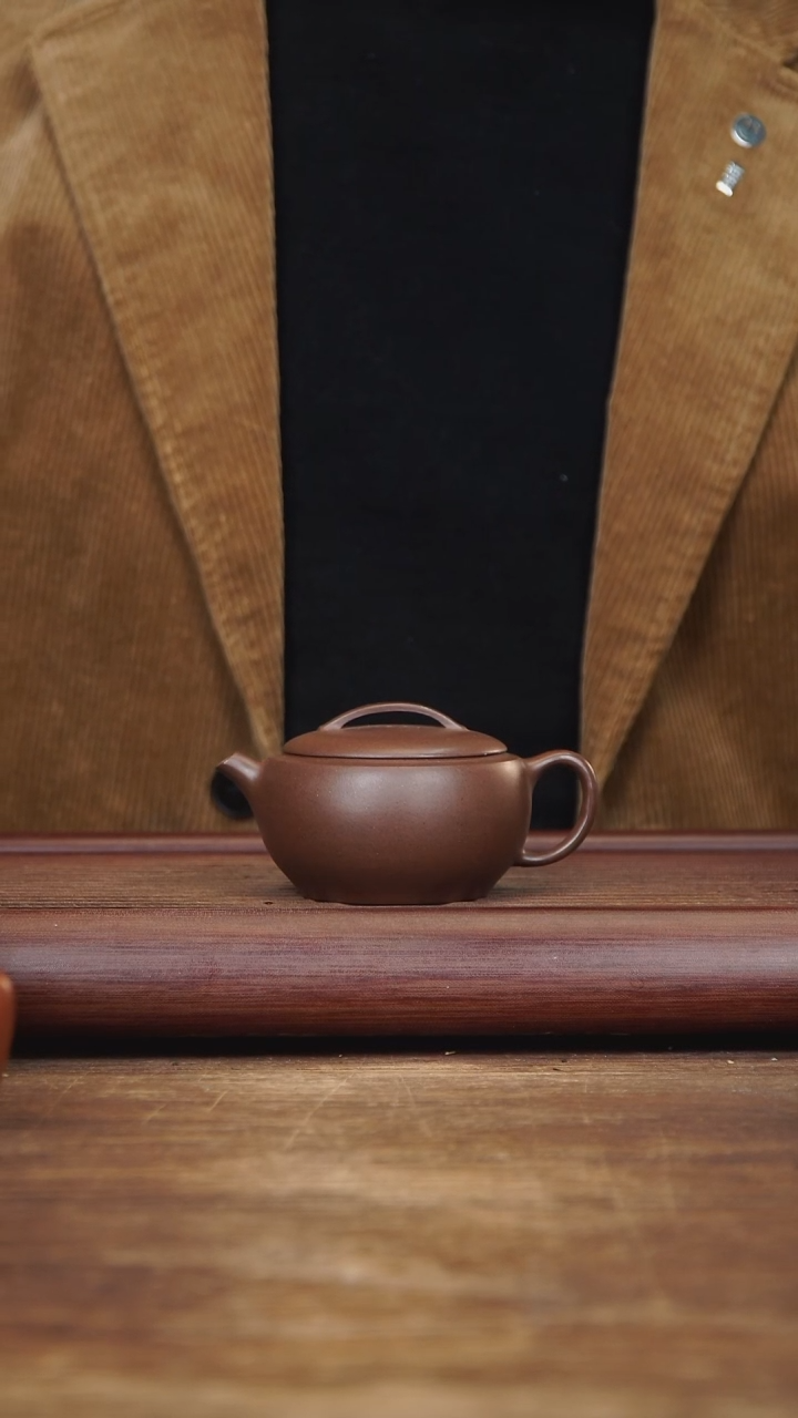 【闪购商品】紫砂茶壶140ml 衡云  老紫泥