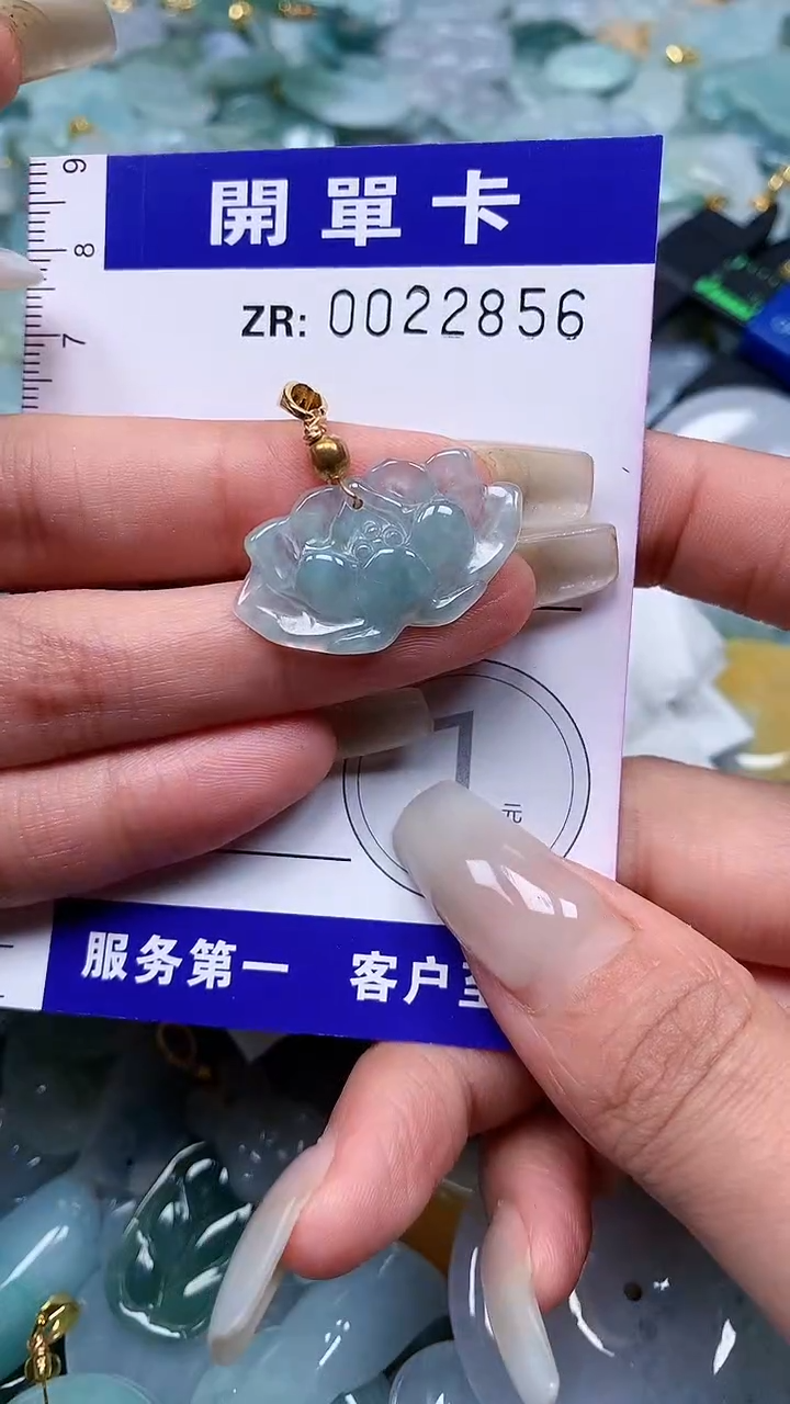 颈饰未镶嵌翡翠翡翠A货 多样性发其一（不含链）