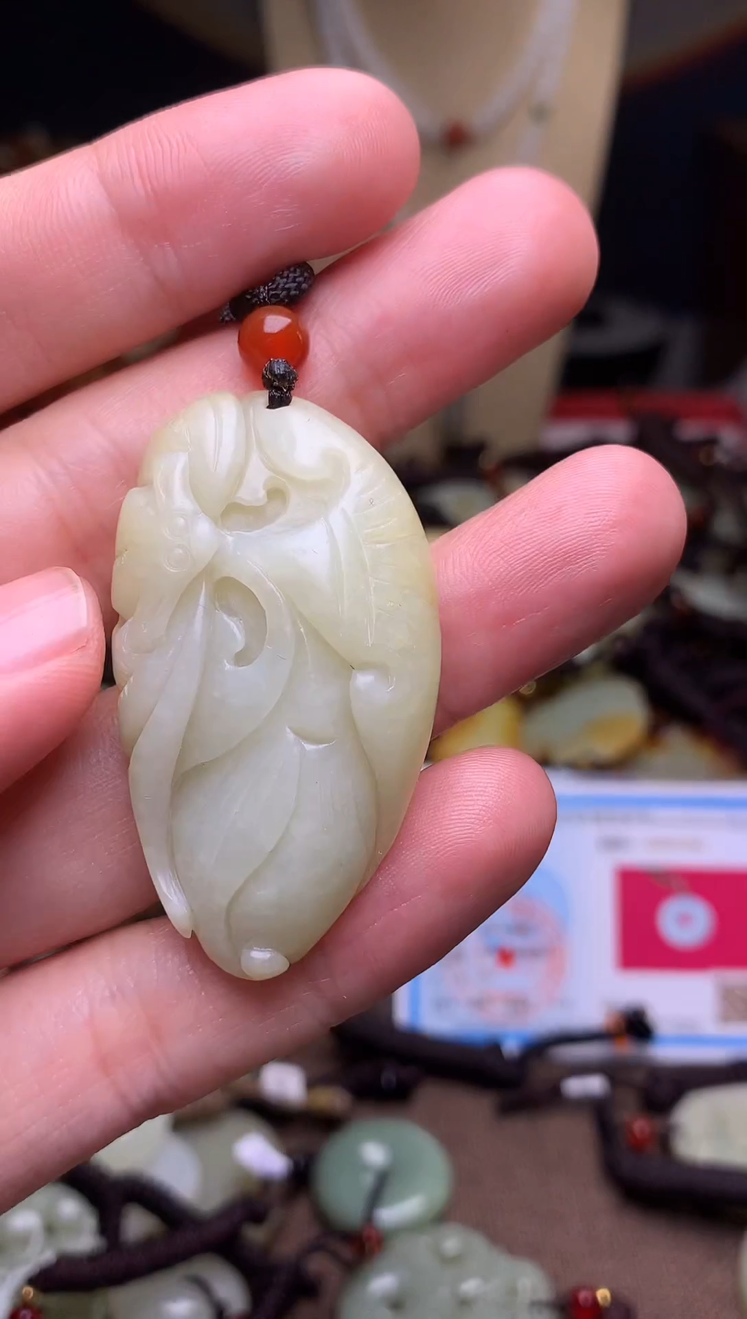 颈饰未镶嵌和田玉新疆料青海料清水和田玉吊坠