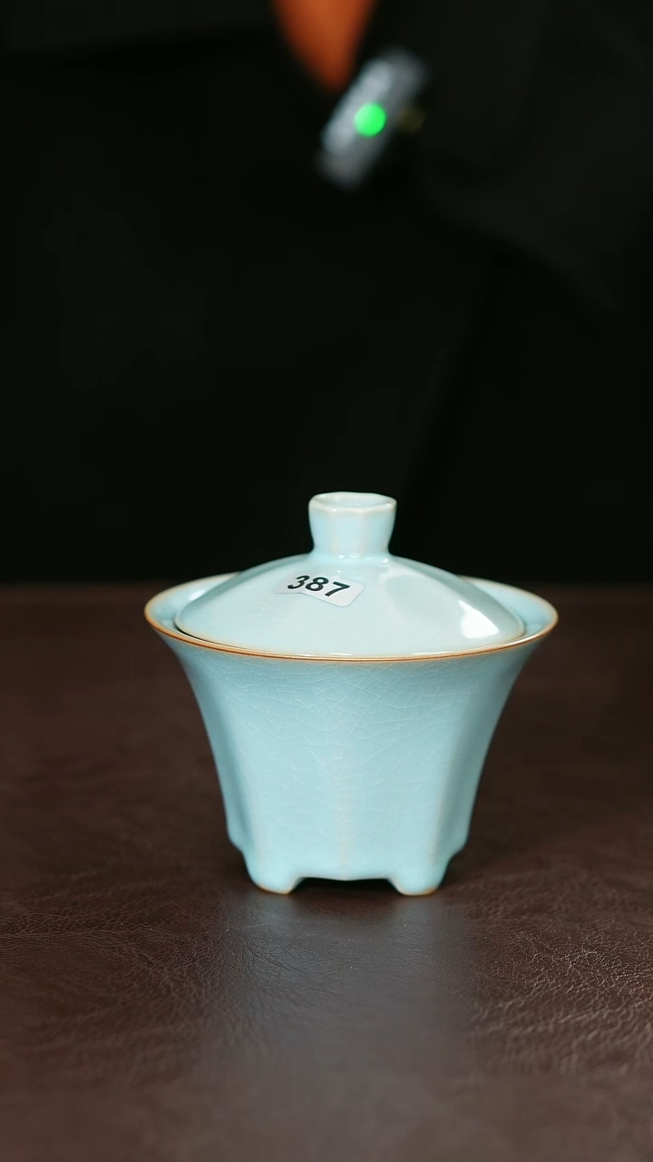 摆件陶387汝宋汝瓷原矿釉