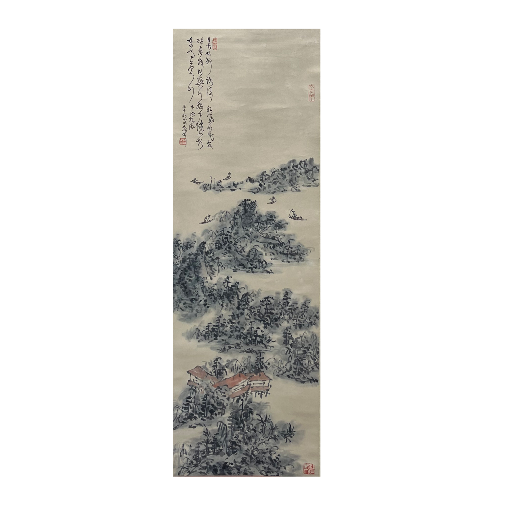 W15-2016 山水画  立轴 33 103