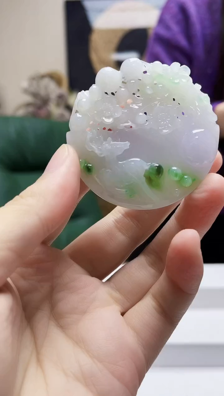 未镶嵌定制翡翠吊坠286