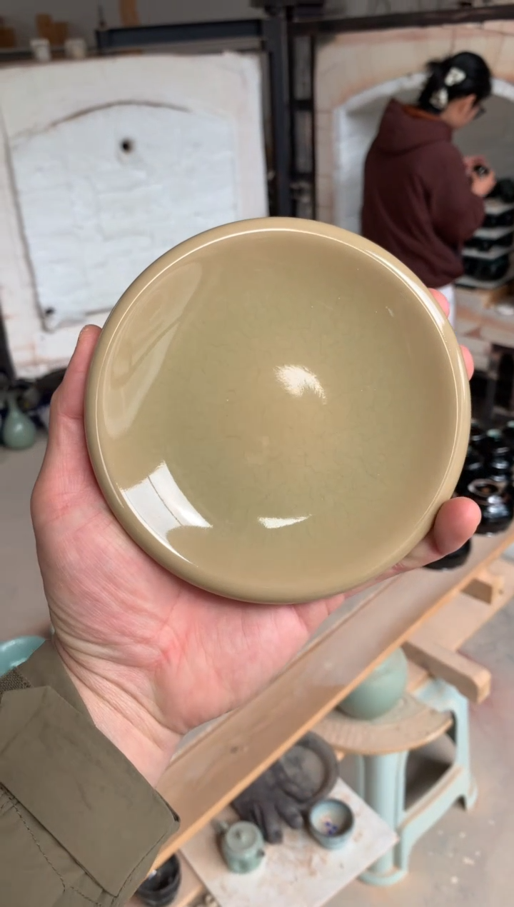 【闪购商品】【览古雅韵】周贝圆饼壶承