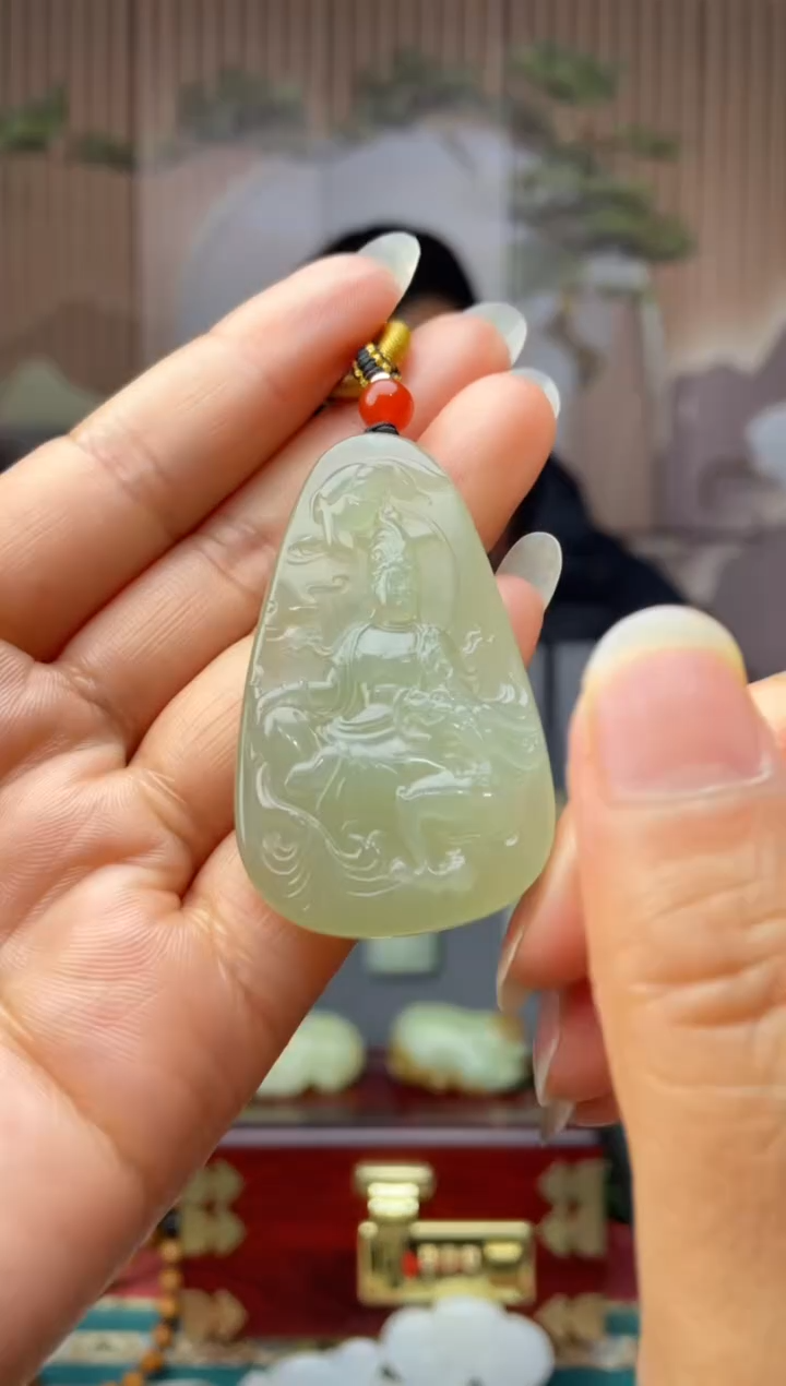 颈饰未镶嵌和田玉拍一发一