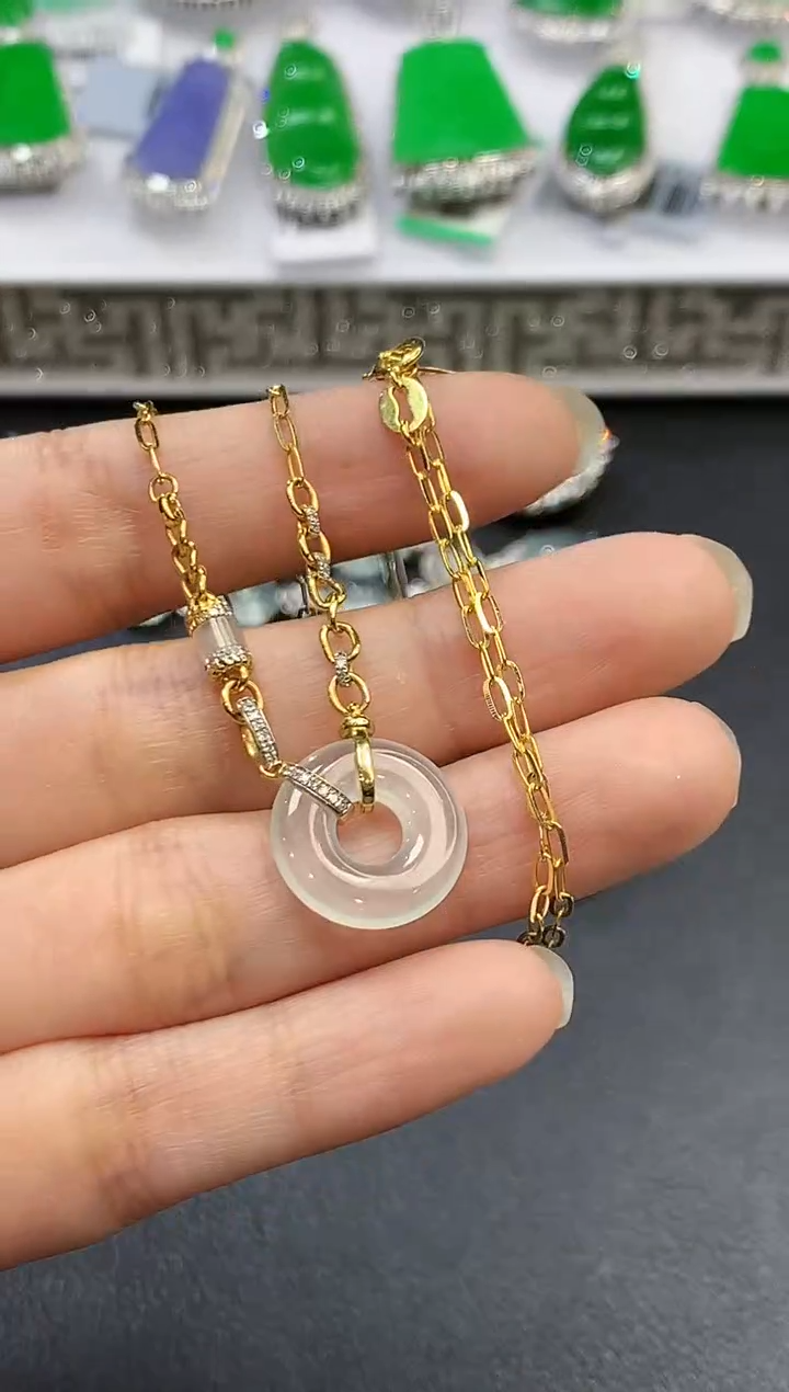 【闪购商品】翡翠套链未镶嵌4067