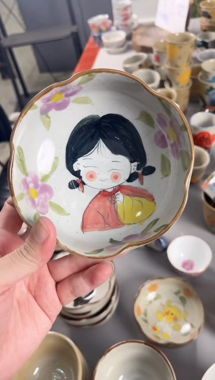 【闪购商品】瓷片景德镇手绘高温釉下彩