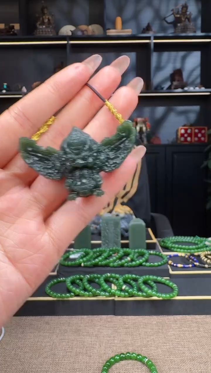 【闪购商品】和田玉1未镶嵌鸟挂件