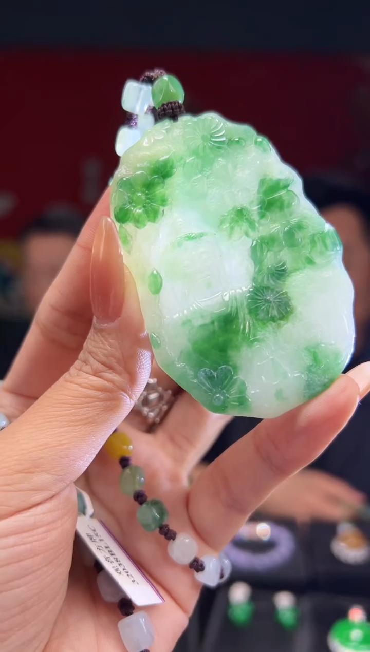 【闪购商品】翡翠颈饰未镶嵌113  /天然a货翡翠