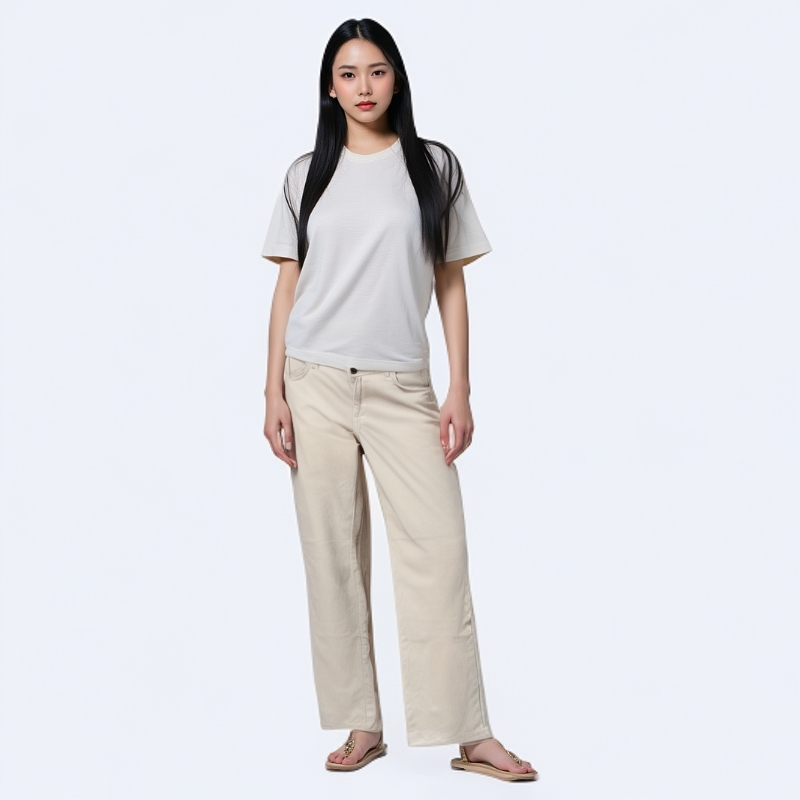 全新未使用 Celine/思琳 双双臻选/BC00963/思琳长裤/白色;26