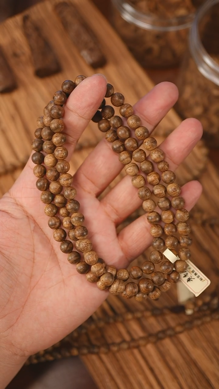 沉香手串越南芽庄野生棋楠0.75-22克+xx1212