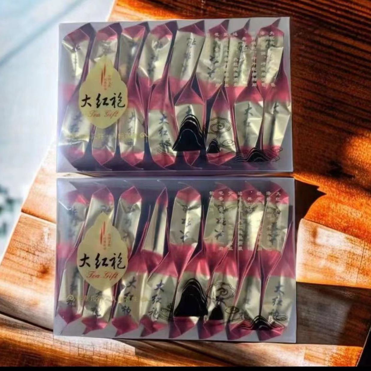 芳松里40泡小泡袋拍一发二200g大红袍岩茶浓香型乌龙茶新茶