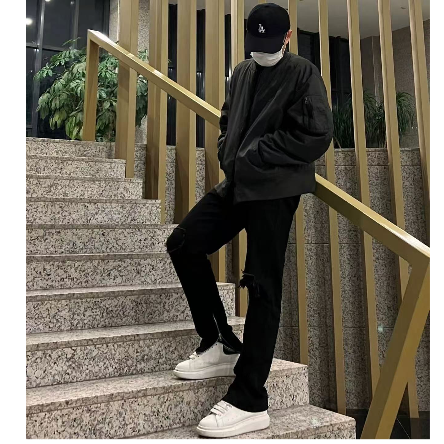 【空一】Ds出品 高端系列 休闲纯白板鞋