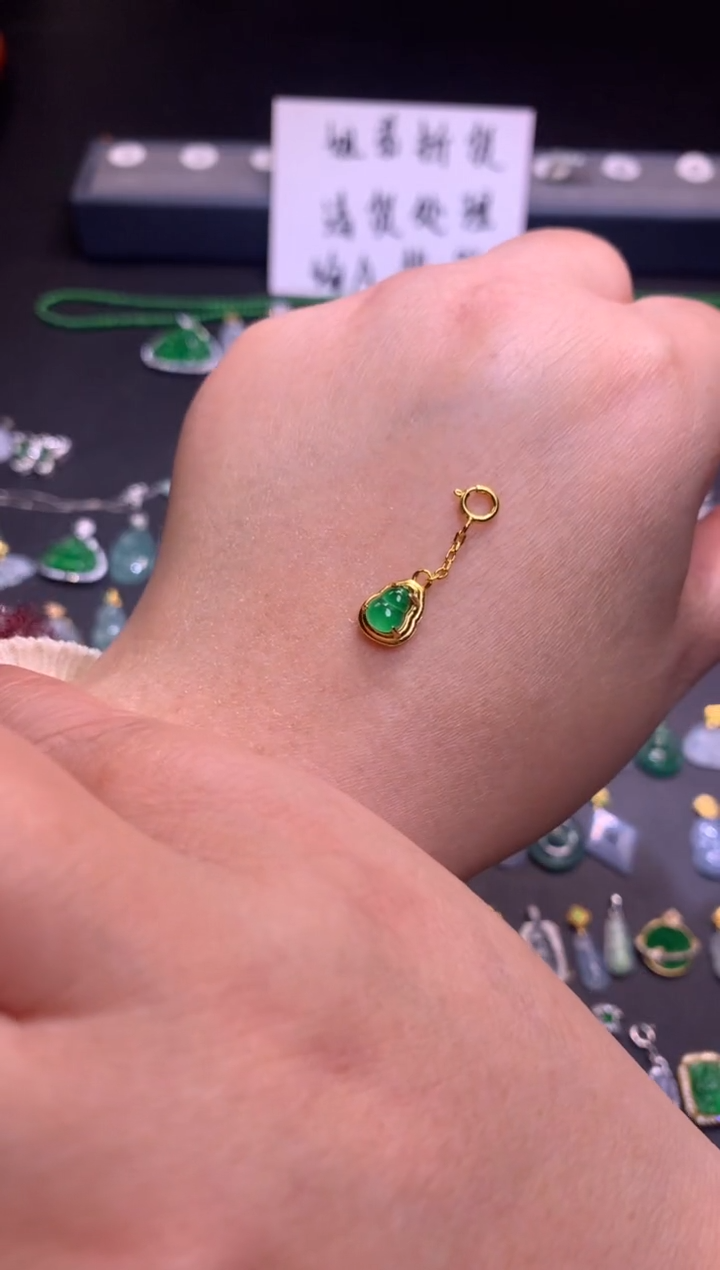 【闪购商品】翡翠吊坠(不含链)银S925镶嵌1