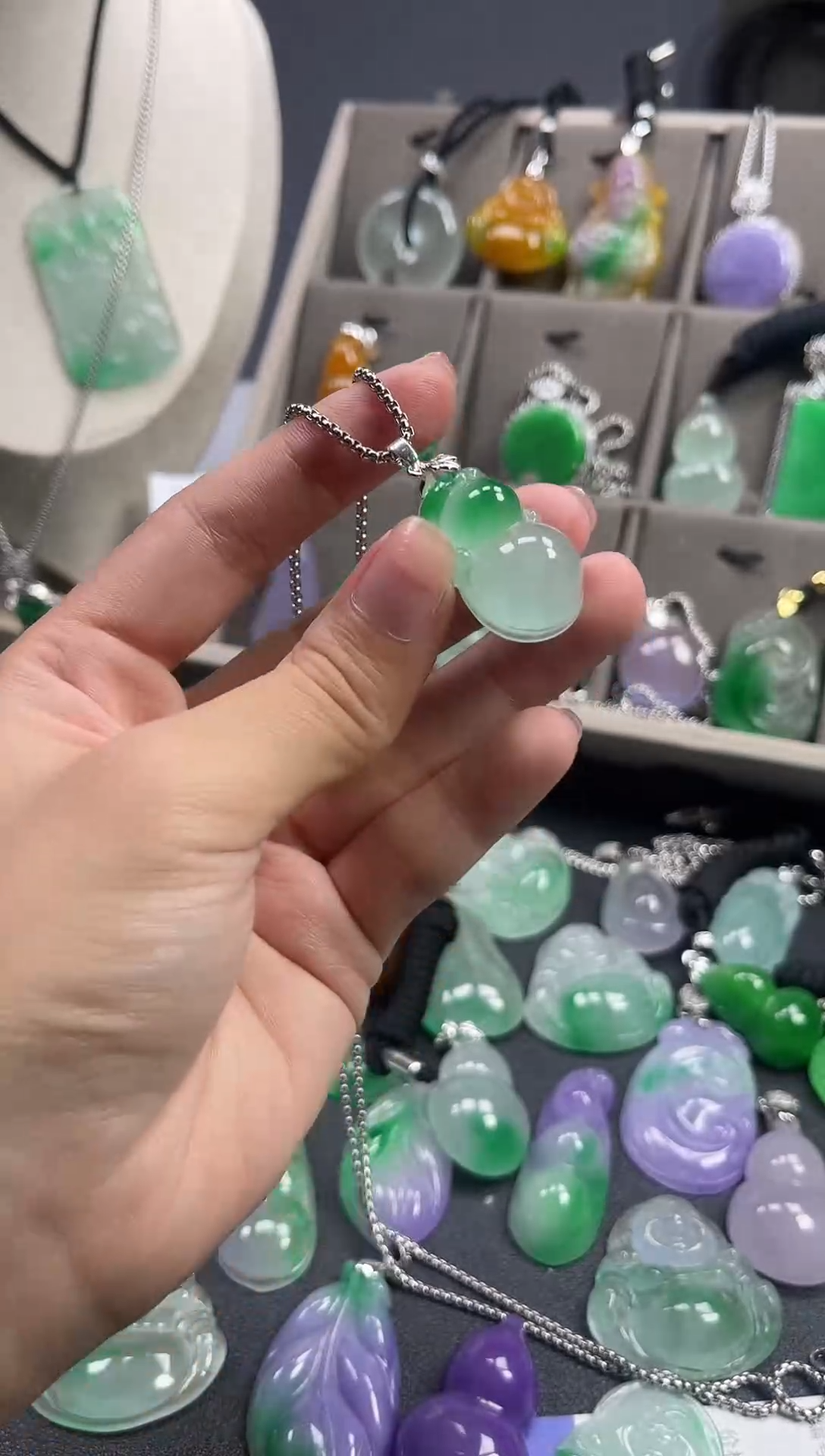 颈饰未镶嵌翡翠  所见即所得 一图一物