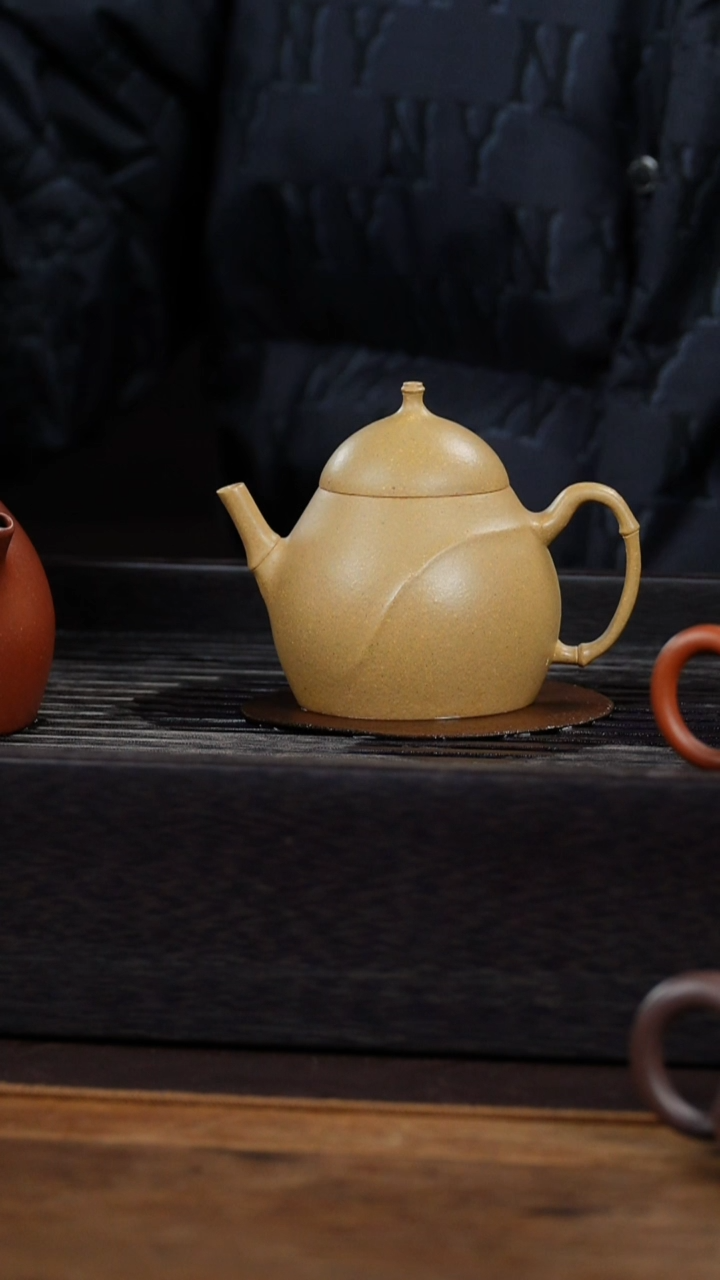 【闪购商品】紫砂茶壶110C  小竹子    