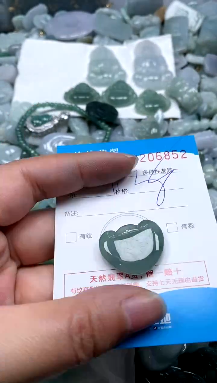 【闪购商品】翡翠颈饰未镶嵌闪购商品0206852