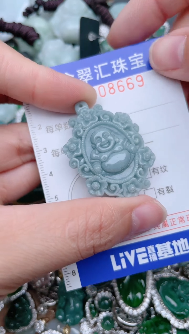 【闪购商品】翡翠颈饰未镶嵌8669...1
