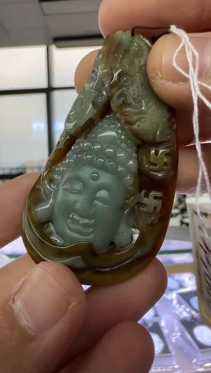 【闪购商品】翡翠未镶嵌颈饰天然翡翠A货孤品一件