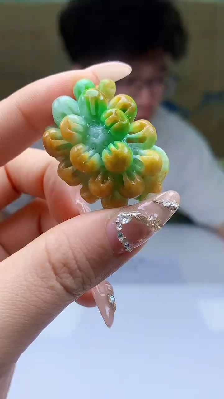 【闪购商品】定制翡翠未镶嵌4688ty-毛货挂件13