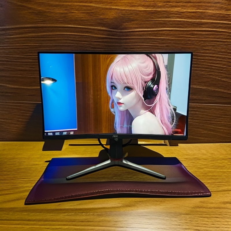 9新 AOC 27寸165曲面高刷吃鸡曲屏超清电竞显示器
