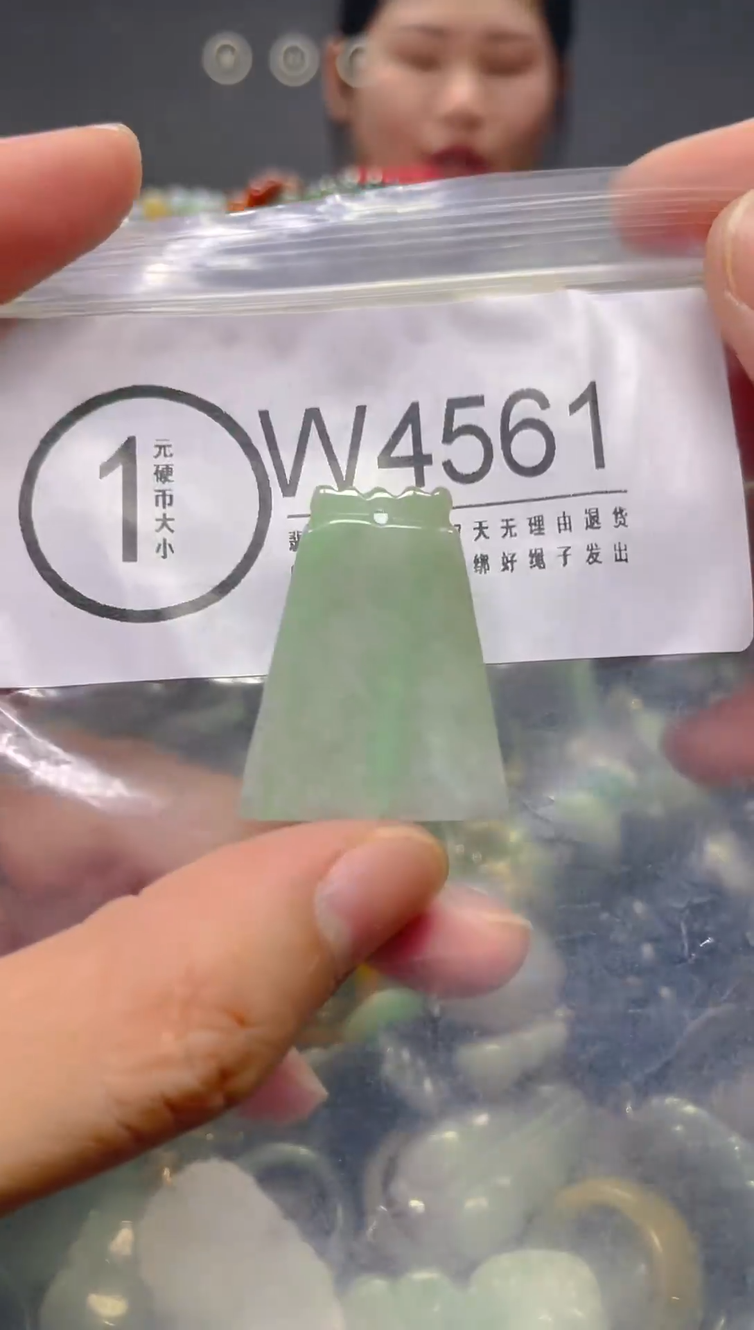 翡翠未镶嵌颈饰/W/翡翠A货,1件也是批发价