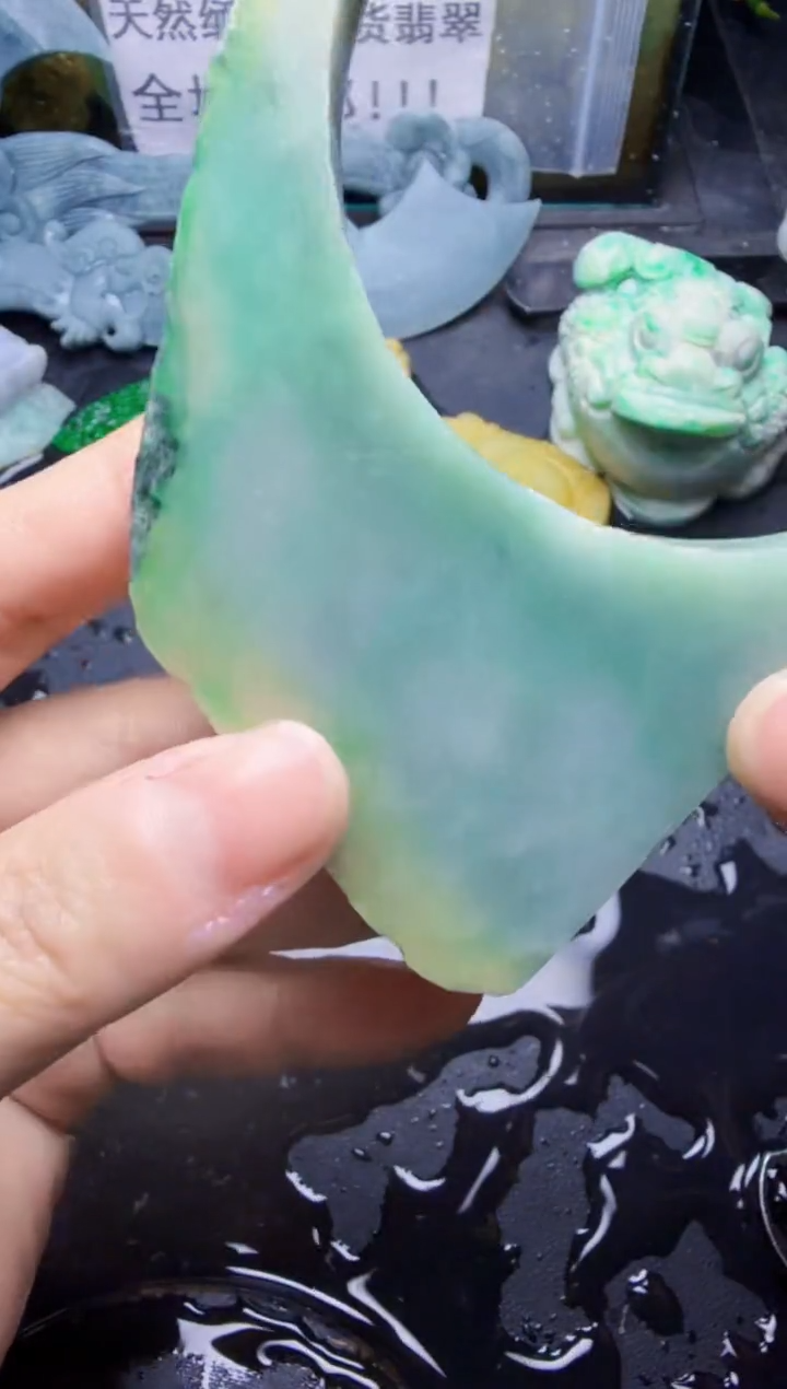 未镶嵌挂件翡翠天然翡翠056