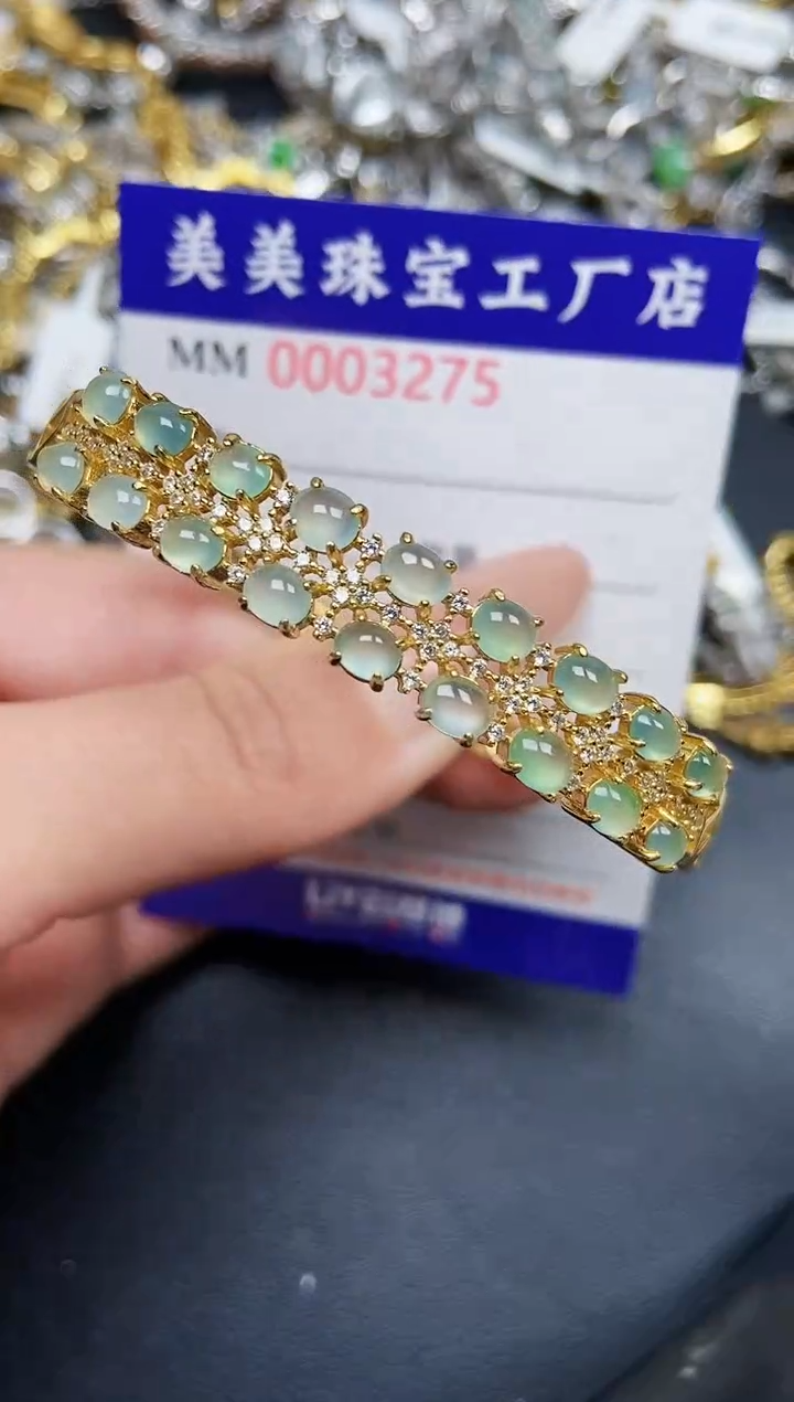 【闪购商品】翡翠颈饰银S925镶嵌3275