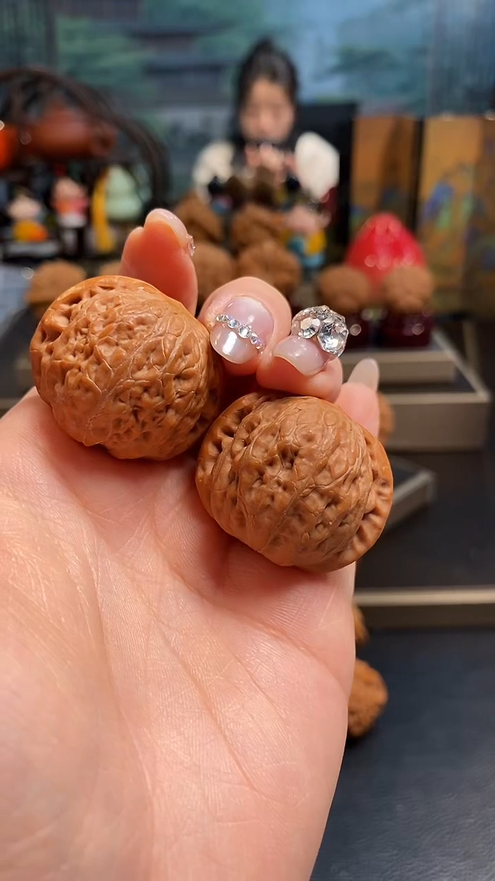 【闪购商品】文玩核桃把件D405铁锤34