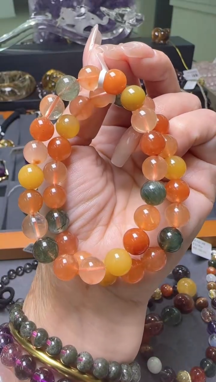 【闪购商品】水晶手串未镶嵌福禄寿手串9m+ 多样发一JP37795