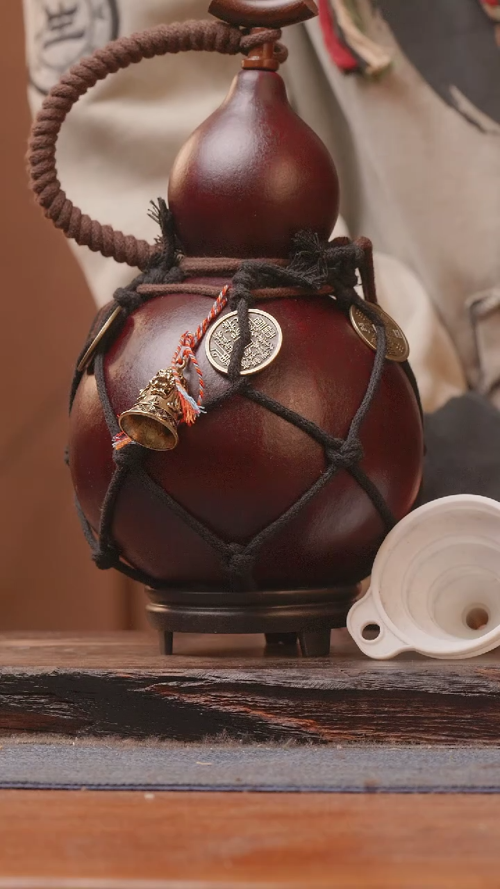 【闪购商品】314号精品大漆葫芦防腐防渗装水茶酒