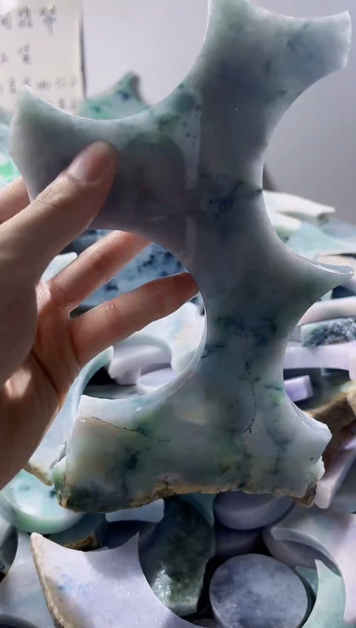 翡翠裸石缅甸翡翠A货陈2364