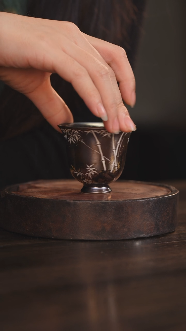 【闪购商品】杯57柴房陶瓷丨窑宝十竹绘画单杯