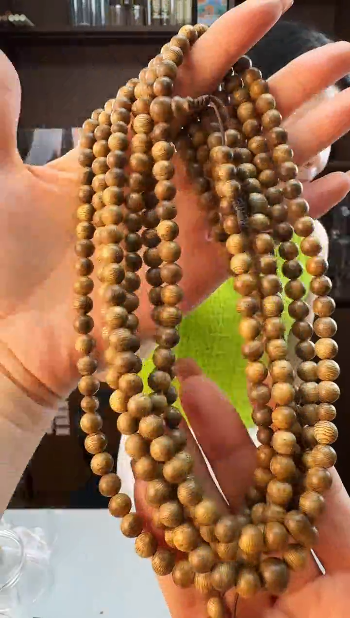 手串沉香07保15克红土野料圆珠多圈多样性发一