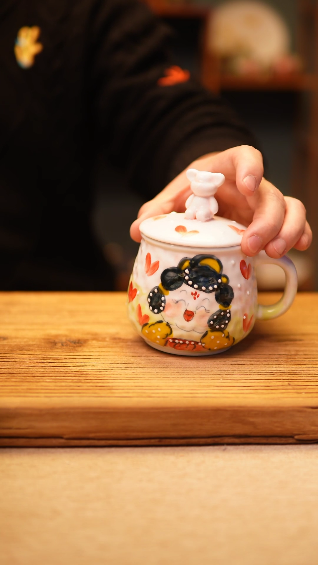 【闪购商品】@@陶园瓷舍@@纯手工手绘@高温釉下彩