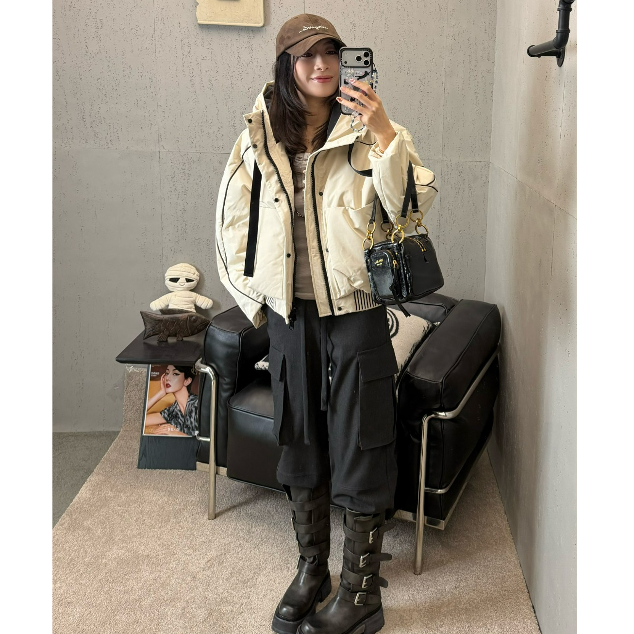 PHORM2025冬款慵懒风滑雪羽绒服Y13103456