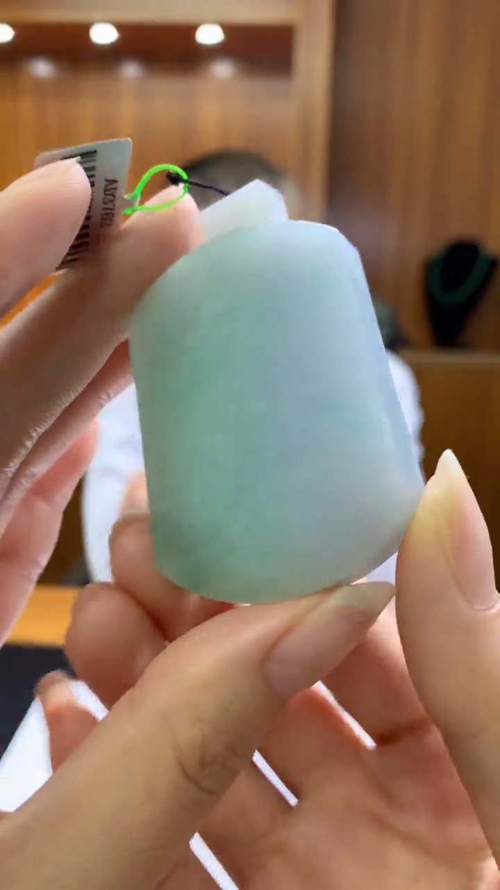 定制翡翠未镶嵌1022ry-毛货挂件66